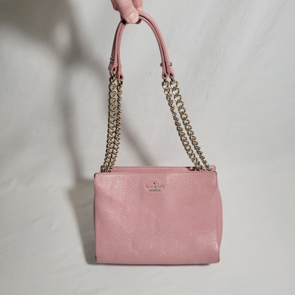 Kate Spade Emerson Place Phoebe Mini Convertible Smokey Rose Handbag